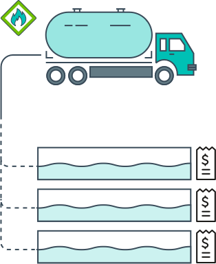 Fuel delivery savings